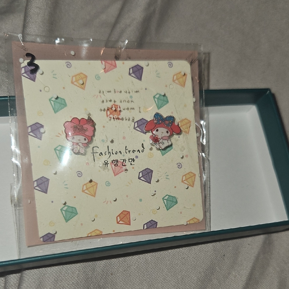 My Melody Magnetic Earrings